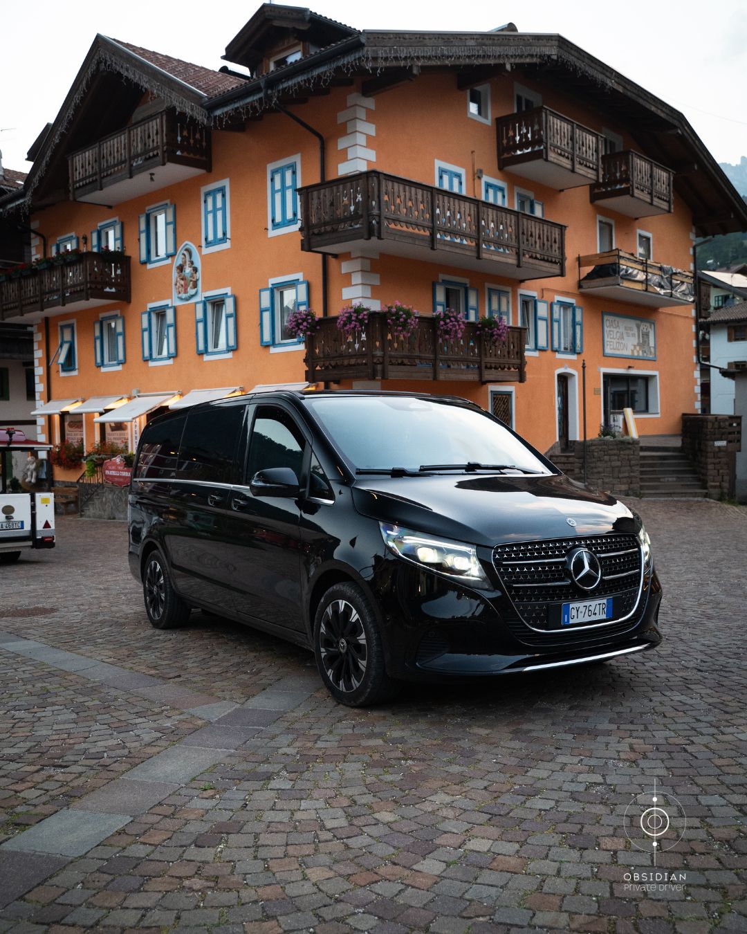 Obsidian Private Driver nelle Dolomiti