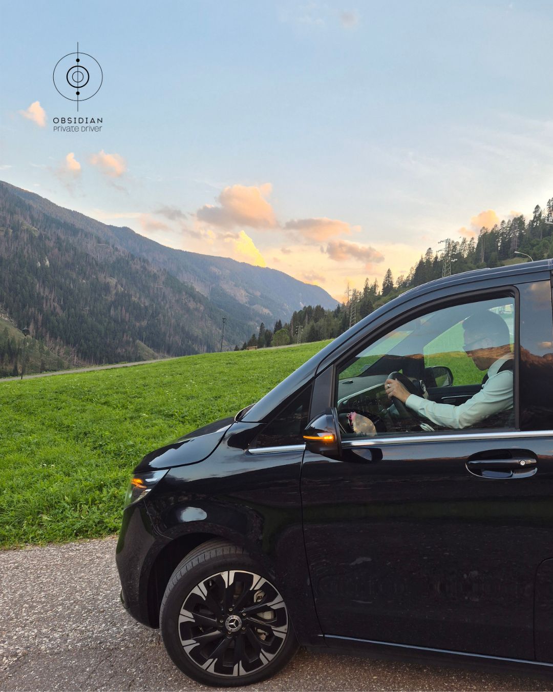 Obsidian Private Driver nelle Dolomiti