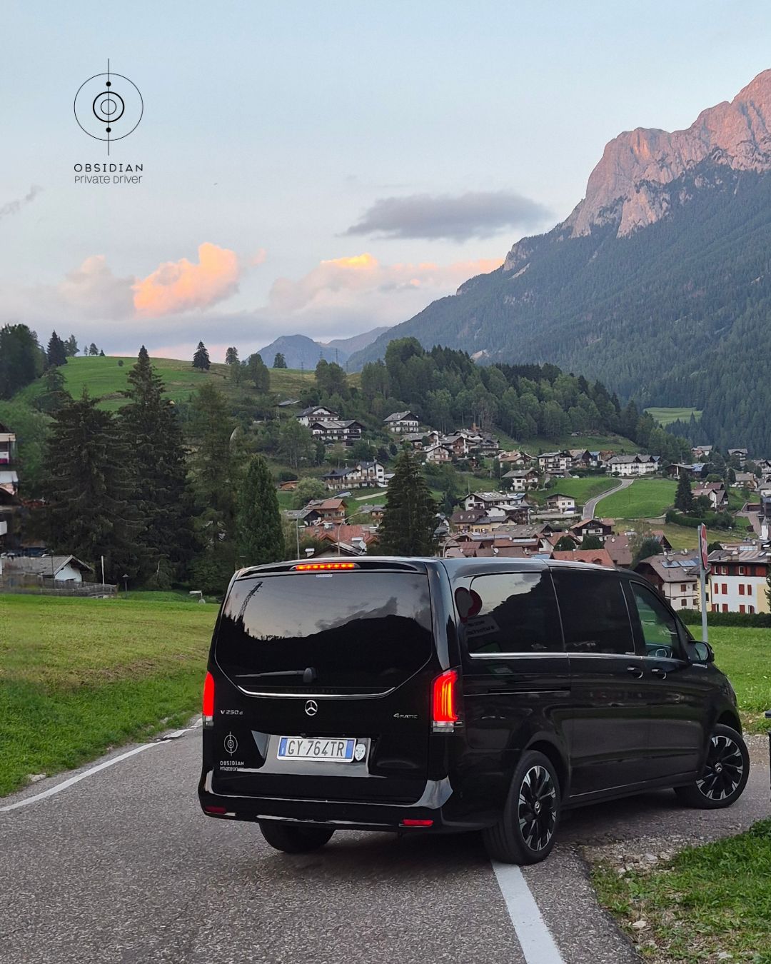 Obsidian Private Driver nelle Dolomiti