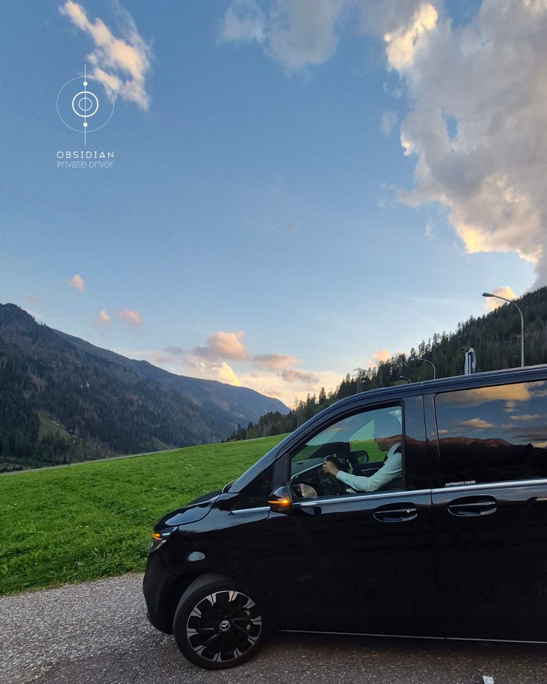 Obsidian Private Driver nelle Dolomiti
